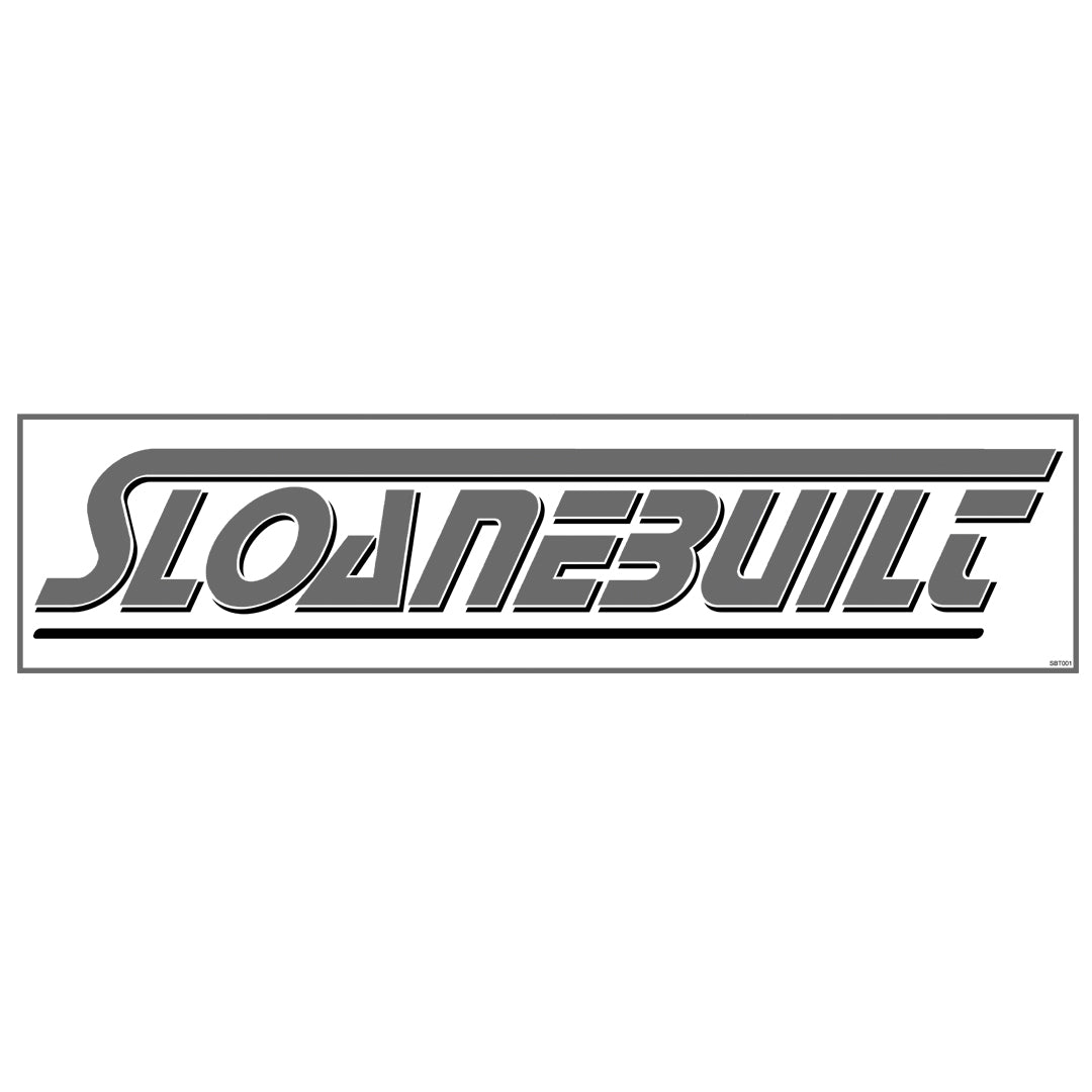 Sloanebuilt Long Logo Decal *OLD LOGO* Sloanebuilt