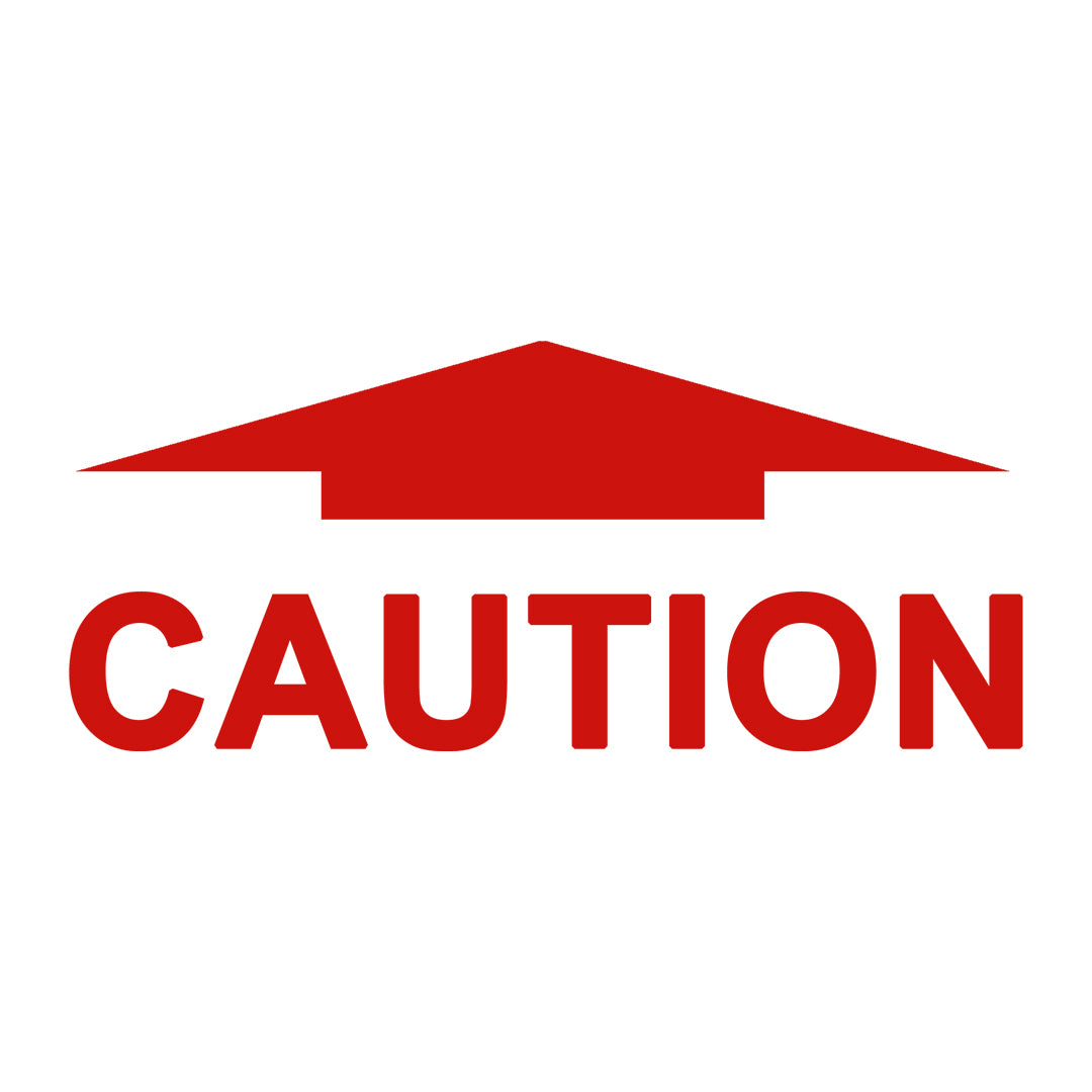 Caution Decal 